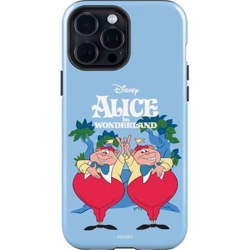 Disney Alice in Wonderland Tweedle Dee and Tweedle Dum iPhone 15 Pro Max Impact Case