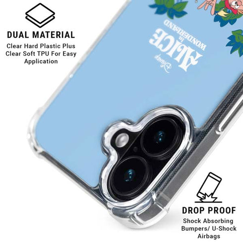 Disney Alice in Wonderland Tweedle Dee and Tweedle Dum iPhone 16 Clear Case