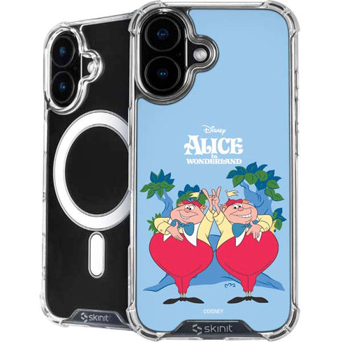 Disney Alice in Wonderland Tweedle Dee and Tweedle Dum iPhone 16 MagSafe Case