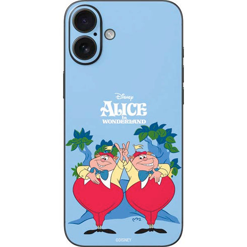 Disney Alice in Wonderland Tweedle Dee and Tweedle Dum iPhone 16 Plus Skin