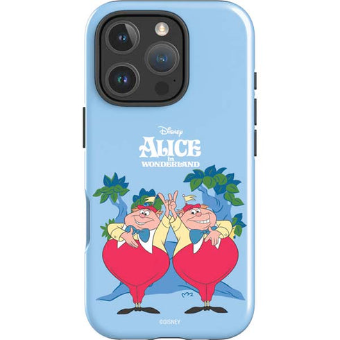 Disney Alice in Wonderland Tweedle Dee and Tweedle Dum iPhone 16 Pro Max Impact Case