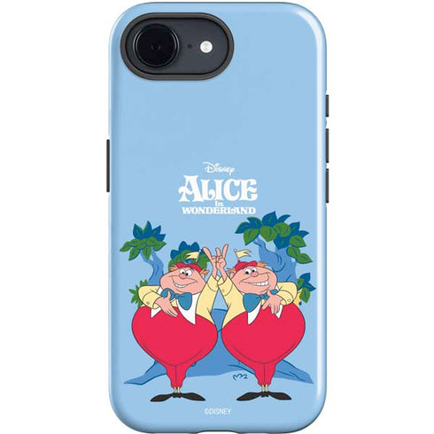 Disney Alice in Wonderland Tweedle Dee and Tweedle Dum iPhone 16e Impact Case