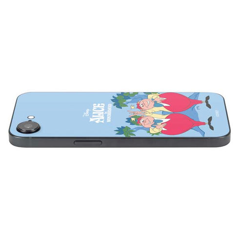 Disney Alice in Wonderland Tweedle Dee and Tweedle Dum iPhone 16e Skin