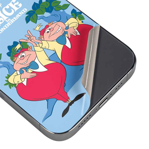 Disney Alice in Wonderland Tweedle Dee and Tweedle Dum iPhone 16e Skin