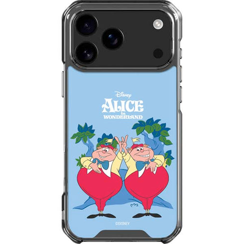 Disney Alice in Wonderland Tweedle Dee and Tweedle Dum iPhone 18 Pro Max Clear Case