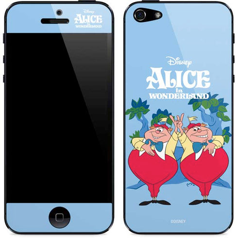 Disney Alice in Wonderland Tweedle Dee and Tweedle Dum iPhone 5/5s/5SE Skin