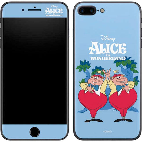 Disney Alice in Wonderland Tweedle Dee and Tweedle Dum iPhone 7 Plus Skin