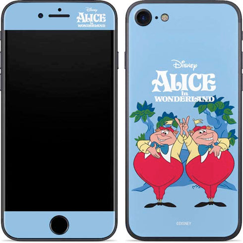 Disney Alice in Wonderland Tweedle Dee and Tweedle Dum iPhone 8 Skin