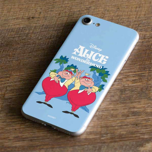 Disney Alice in Wonderland Tweedle Dee and Tweedle Dum iPhone 8 Skin