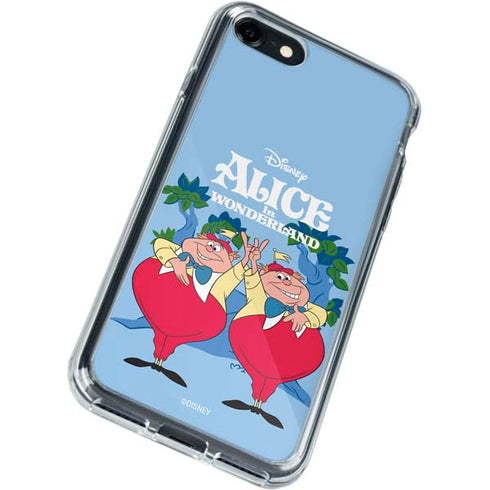 Disney Alice in Wonderland Tweedle Dee and Tweedle Dum iPhone SE (2nd & 3rd Gen) Clear Case