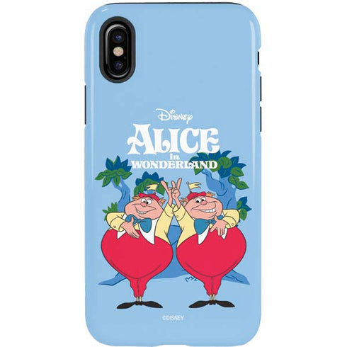 Disney Alice in Wonderland Tweedle Dee and Tweedle Dum iPhone X Pro Case