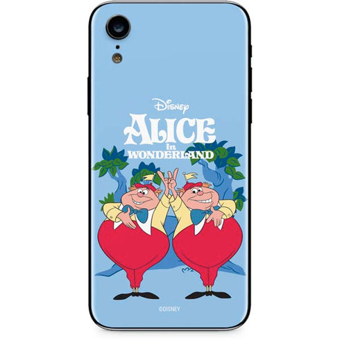 Disney Alice in Wonderland Tweedle Dee and Tweedle Dum iPhone XR Skin