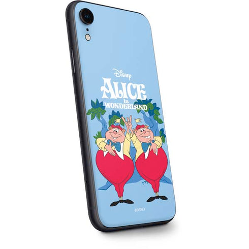 Disney Alice in Wonderland Tweedle Dee and Tweedle Dum iPhone XR Skin