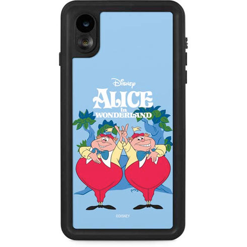 Disney Alice in Wonderland Tweedle Dee and Tweedle Dum iPhone XR Waterproof Case