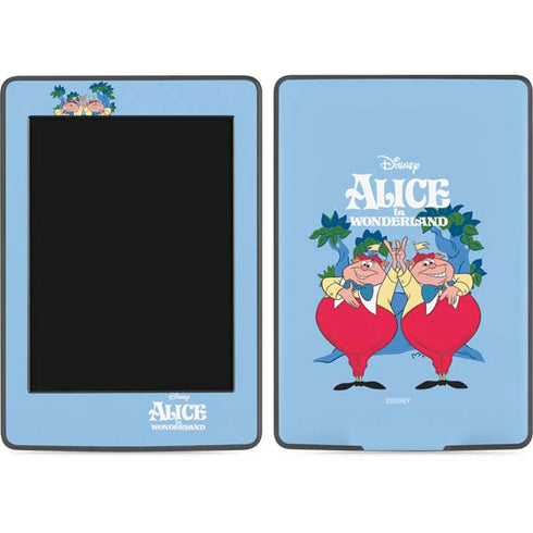 Disney Alice in Wonderland Tweedle Dee and Tweedle Dum Amazon Kindle Skin