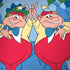 Disney Alice in Wonderland Tweedle Dee and Tweedle Dum Dell Latitude Skin