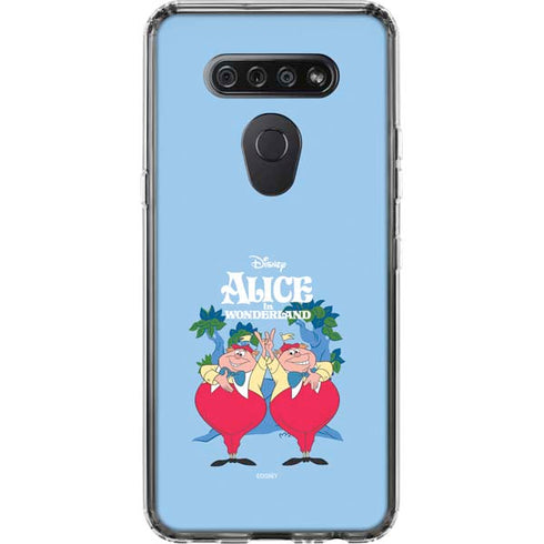 Disney Alice in Wonderland Tweedle Dee and Tweedle Dum LG K51/Q51 Clear Case
