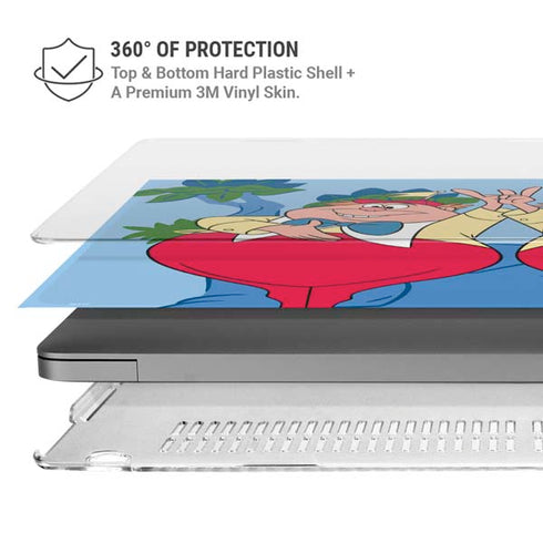 Disney Alice in Wonderland Tweedle Dee and Tweedle Dum MacBook Pro 14in (2021-24) Case plus Skin