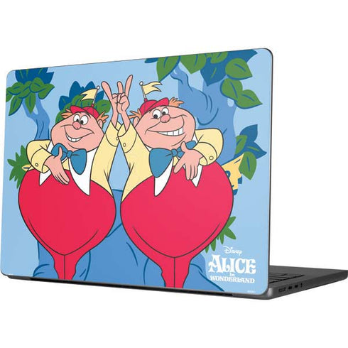 Disney Alice in Wonderland Tweedle Dee and Tweedle Dum MacBook Pro 14in (2021-24) Skin