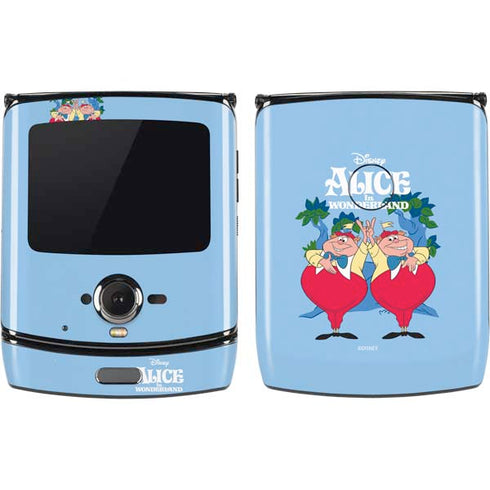 Disney Alice in Wonderland Tweedle Dee and Tweedle Dum Motorola RAZR Skin