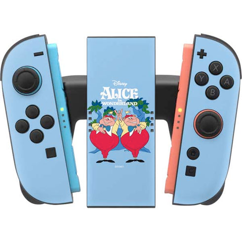 Disney Alice in Wonderland Tweedle Dee and Tweedle Dum Nintendo Switch 2 (2025) Joy-Con Controller Skin