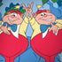 Disney Alice in Wonderland Tweedle Dee and Tweedle Dum Notebook 9 Pro 13in (2017) Skin