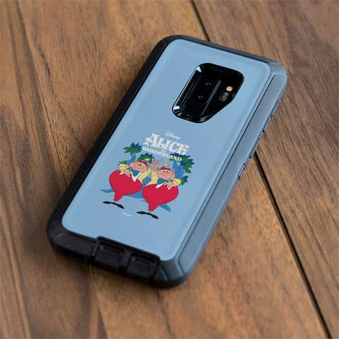 Disney Alice in Wonderland Tweedle Dee and Tweedle Dum Otterbox Defender Galaxy Skin