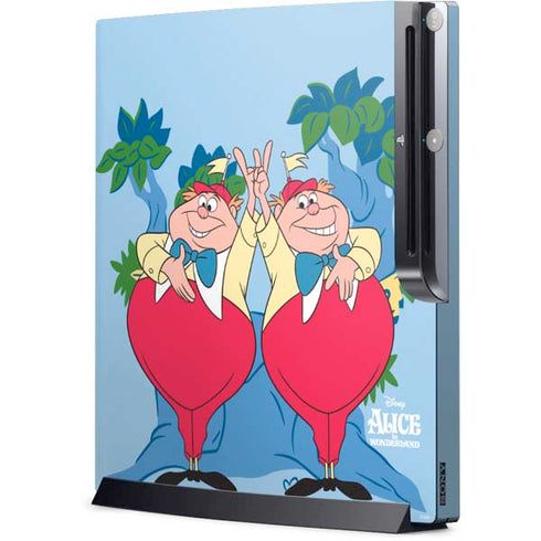 Disney Alice in Wonderland Tweedle Dee and Tweedle Dum Playstation 3 & PS3 Slim Skin