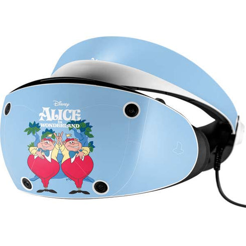 Disney Alice in Wonderland Tweedle Dee and Tweedle Dum PlayStation VR2 Skin
