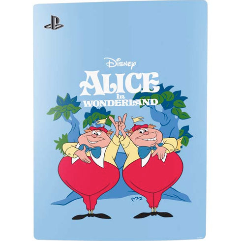 Disney Alice in Wonderland Tweedle Dee and Tweedle Dum PS5 Bundle Skin