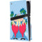 Disney Alice in Wonderland Tweedle Dee and Tweedle Dum PS5 Pro Disk Console Skin