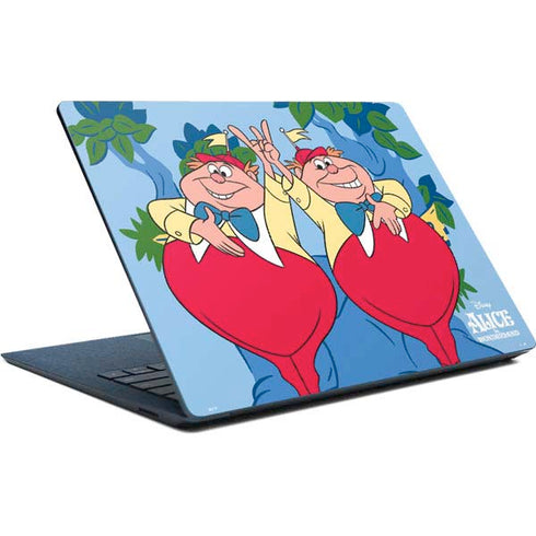 Disney Alice in Wonderland Tweedle Dee and Tweedle Dum Surface Laptop Skin