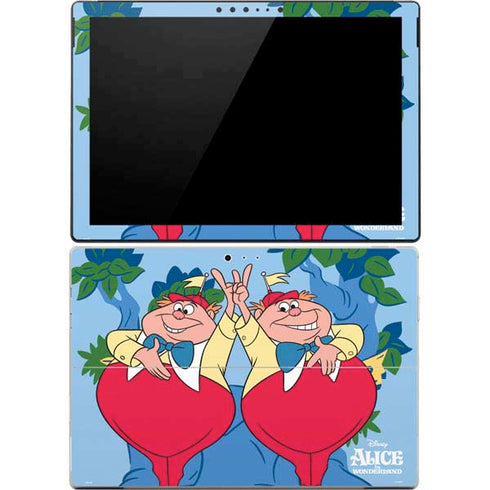 Disney Alice in Wonderland Tweedle Dee and Tweedle Dum Surface Pro 4 Skin