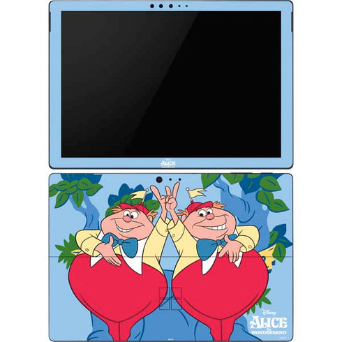 Disney Alice in Wonderland Tweedle Dee and Tweedle Dum Surface Pro 6 Skin