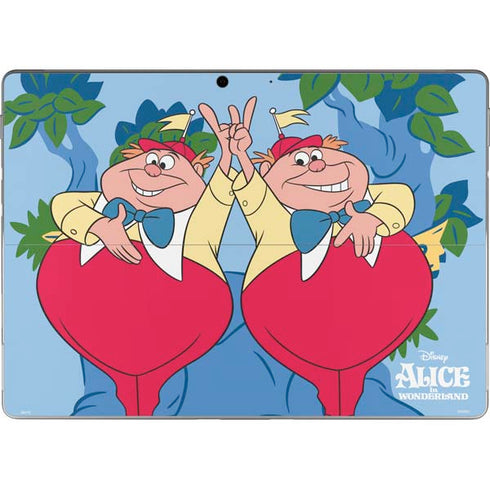 Disney Alice in Wonderland Tweedle Dee and Tweedle Dum Surface Pro 9 Skin