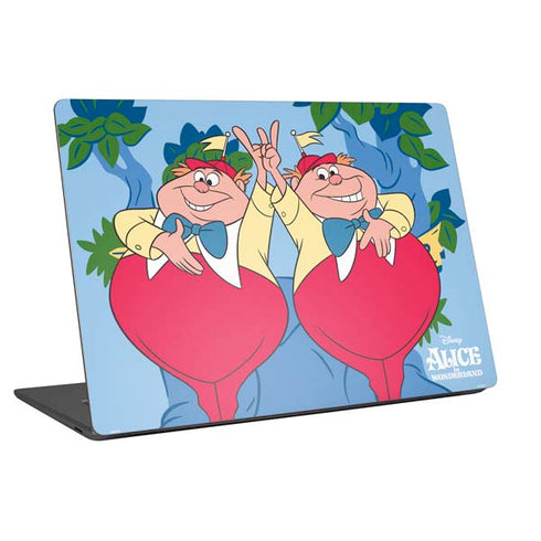 Disney Alice in Wonderland Tweedle Dee and Tweedle Dum Universal Laptop 13in (10.6 x 7.6in) Skin