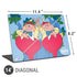 Disney Alice in Wonderland Tweedle Dee and Tweedle Dum Universal Laptop 14in (11.4 x 8.2in) Skin