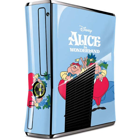 Disney Alice in Wonderland Tweedle Dee and Tweedle Dum Xbox 360 Slim (2010) Skin