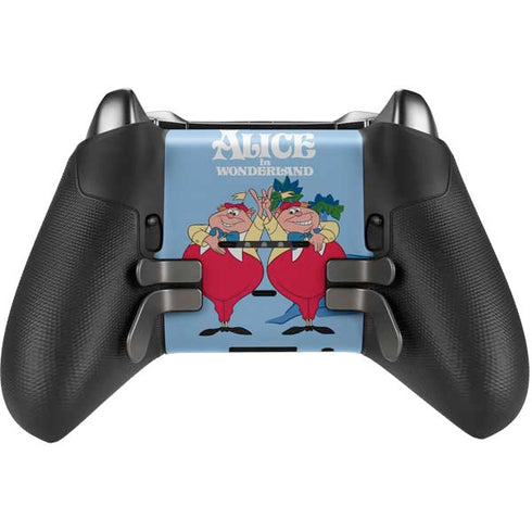 Disney Alice in Wonderland Tweedle Dee and Tweedle Dum Xbox Elite Wireless Controller Series 2 Skin
