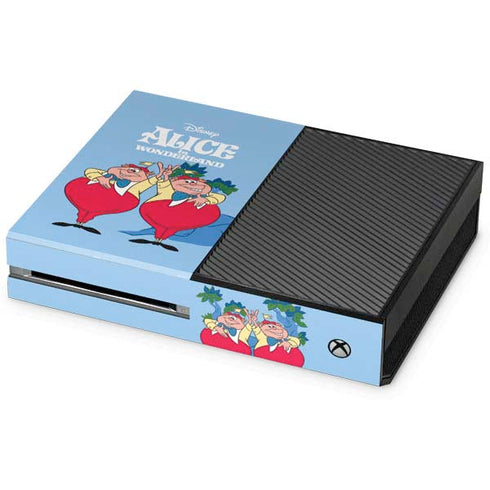 Disney Alice in Wonderland Tweedle Dee and Tweedle Dum Xbox One Console Skin