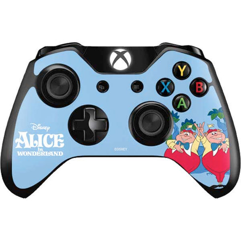 Disney Alice in Wonderland Tweedle Dee and Tweedle Dum Xbox One Controller Skin