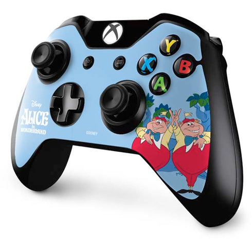 Disney Alice in Wonderland Tweedle Dee and Tweedle Dum Xbox One Controller Skin