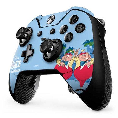 Disney Alice in Wonderland Tweedle Dee and Tweedle Dum Xbox One Elite Controller Skin