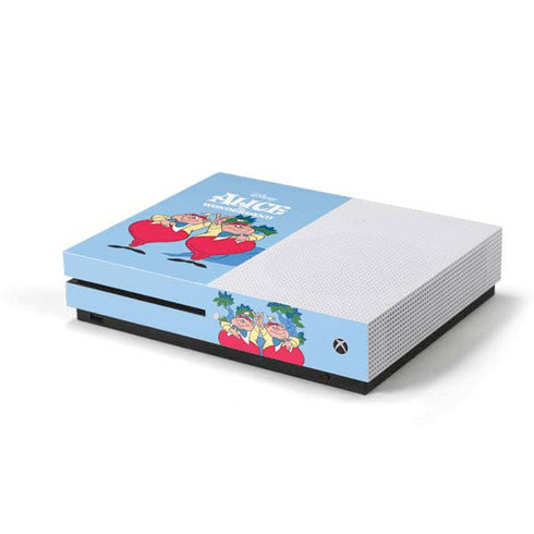 Disney Alice in Wonderland Tweedle Dee and Tweedle Dum Xbox One S Console Skin