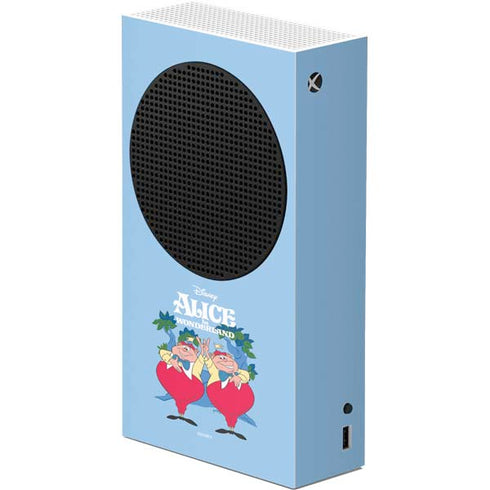 Disney Alice in Wonderland Tweedle Dee and Tweedle Dum Xbox Series S Console Skin