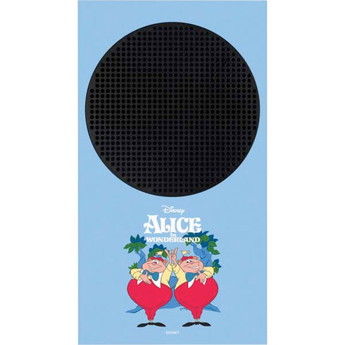 Disney Alice in Wonderland Tweedle Dee and Tweedle Dum Xbox Series S Console Skin