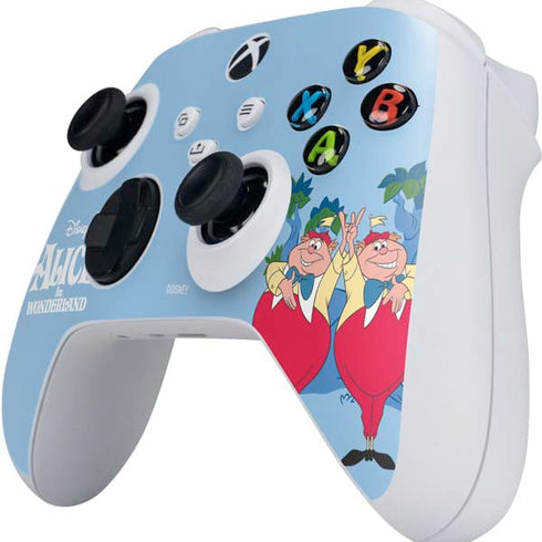 Disney Alice in Wonderland Tweedle Dee and Tweedle Dum Xbox Series S Controller Skin
