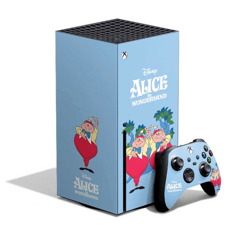Disney Alice in Wonderland Tweedle Dee and Tweedle Dum Xbox Series X Skins