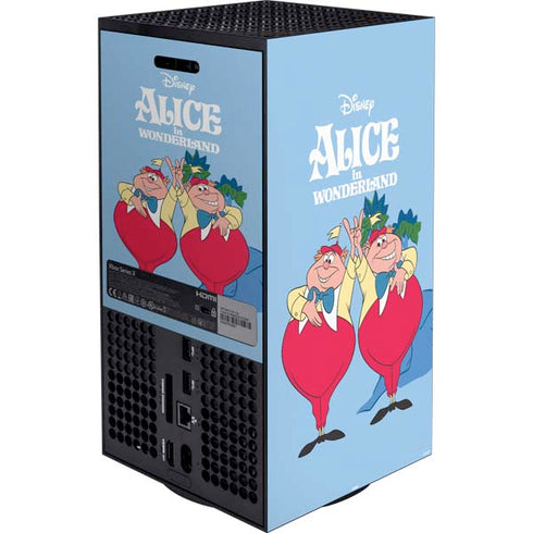 Disney Alice in Wonderland Tweedle Dee and Tweedle Dum XBox Series X Digital Edition Bundle Skin