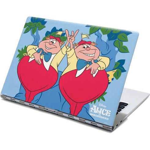 Disney Alice in Wonderland Tweedle Dee and Tweedle Dum Yoga 910 2-in-1 14in Touch-Screen Skin